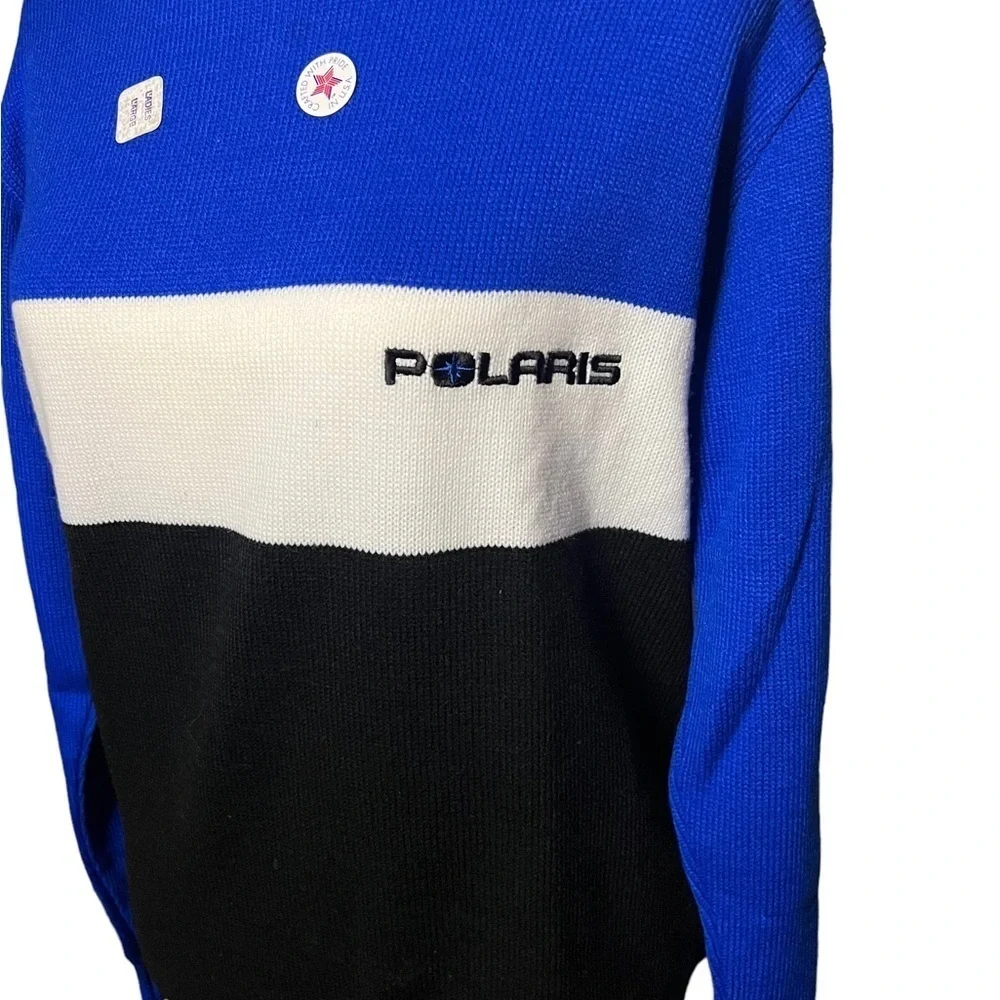 Vintage Polaris Colorblock Sweater NWT 80’s Large - Picture 3 of 5